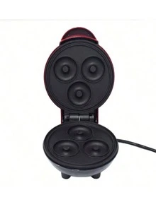 Mini Donera Maquina para 3 Donas - Negro - Ver 4