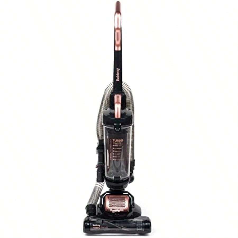 Turbo Swl Upright Vacuum Cyclonic Carpet Cleaner HEPA Filter Multi-Surface Bagless Lightweight 3-In-1 Crevice Brush Tool Multidirectional Head 2m Flexi-Hose - 直立 - 查看 1