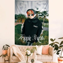 1 件 Rapper T-Trippie Cool R-Redd 印花大壁挂毯 廉价嬉皮士壁挂波西米亚壁挂毯曼陀罗家居装饰