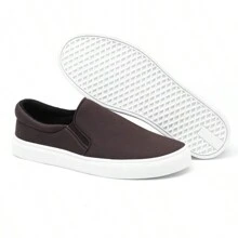 Yacht Casual Sneakers Kit Slip On Sport Fine Sneakers - Unisex - 棕色/紅色 - 查看 4