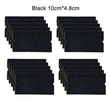 20 piezas escurridor de tela de fieltro para coche, raspador de envoltura de película de vinilo, fieltros reemplazables de microfibra sin arañazos para espátula de vinilo 0OED - 13,7 x 3 cm - Ver 2