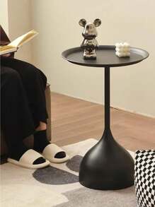 1pc Nordic Coffee Table Creative Sofa Small Round Table Multifunctional Corner Table Office Coffee Tables Wine Glass Table Bedroom Bedside Table Storage Rack