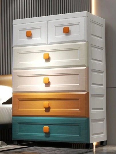 5/4/3/2/1层衣柜整理和存储收纳整理器衣橱整理器鞋架化妆品整理器衣服整理器储物柜梳妆台卧室抽屉