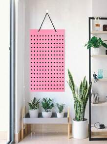 HALF    INSOLE Shoe Accessory Storage Box, 180-Hole Hanging Shoe Accessory Rack, Portable Shoe Accessory, Wall-Mounted Shoe Accessory Display Rack, For Shoe Accessories (Excluding Wooden Clogs)