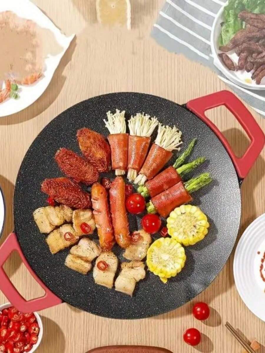 Aoran 1 Electric Baking Tray, Home Barbecue Dish, Made Of High-Quality Non Stick Material, Easy To Clean, Powerful Heating Performance, Suitable For Family Gatherings And Multi Person Dinners - 查看 1