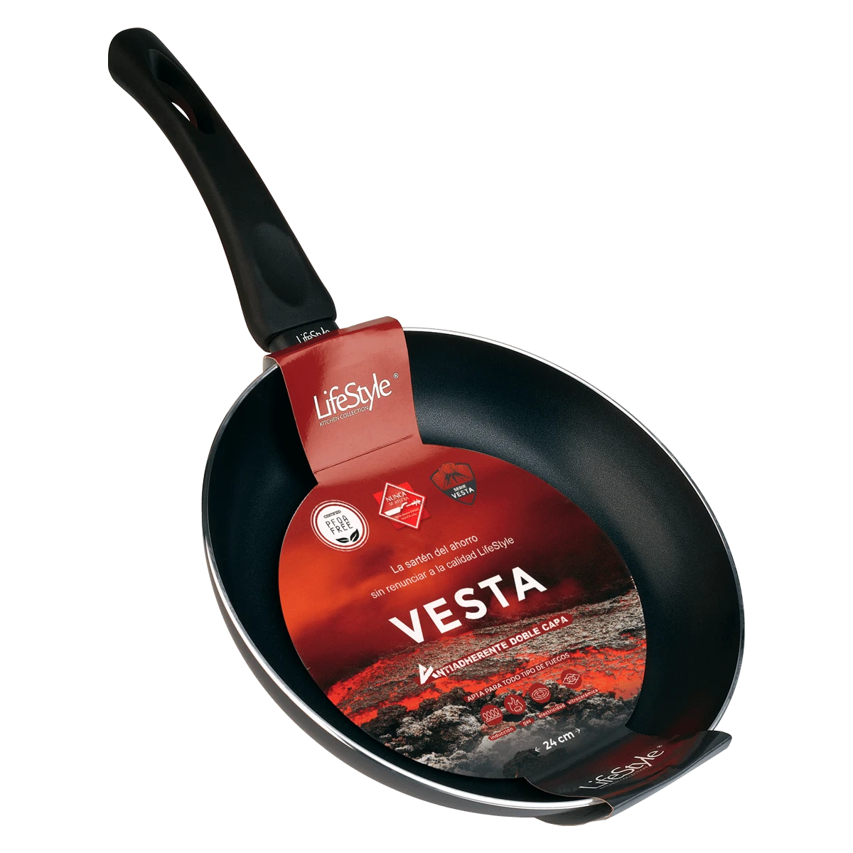 LIFESTYLE - Sarten Vesta de Aluminio 3.00mm - 30cm - Ver 1