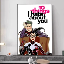 1PC 10 điều tôi ghét ở bạn Phim dán áp phích giấy kraft cổ điển DIY Phòng bar quán cà phê thẩm mỹ ÁP PHÍCH NGHỆ THUẬT TƯỜNG Tranh treo tường Không khung - Nhiều màu - Xem 12