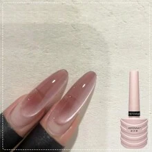 HEFENNA Water-Glow Glass Beads 1pc 10ml Cat Eye Gel Nail Polish, Japanese Style - 3 Styles Multi-Color Mirror Cat Eye Gel Nail Kit - Soak Off LED/UV, For Nail Salons/Home DIY Nail Gifts