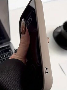 1pc Customized Phone Case, Cute Korean 3D Heart Silicone Phone Case Compatible With Iphone 11 12 13 14 15 Pro Max, Shock-Proof Candy Protective Cover