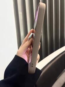 1pc Customized Phone Case, Cute Korean 3D Heart Silicone Phone Case Compatible With Iphone 11 12 13 14 15 Pro Max, Shock-Proof Candy Protective Cover