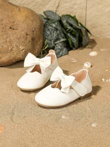 1 Pair Versatile Butterfly Decor Girls Flat Shoes