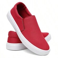 Yacht Casual Sneakers Kit Slip On Sport Fine Sneakers - Unisex - 棕色/紅色 - 查看 5