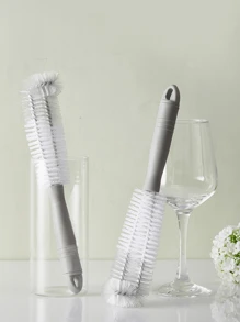 1 件装多功能长柄杯刷，家用清洁刷，适用于保温杯、瓶子、玻璃器皿、高脚杯、厨房清洁必备