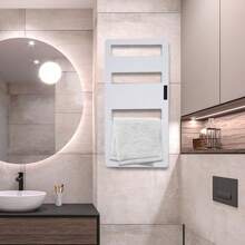 Electric Wall Mounted Towel Warmer Bathroom Graphene Heated Towel Rack 3-Layer - 1 - 查看 3