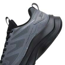 XTEP Men's Casual Sports Shoes, Fashion Comfortable Lightweight Outdoor Fitness Sneakers, Smoke Gray/Charcoal Gray