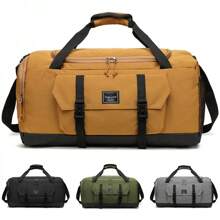 Fashion Dry Wet Separation Yoga Bag Women's Sports Gym Bag Hand Luggage Travel Bag - Green - View 2