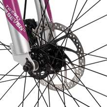 Bicicleta de montaña para mujer Rangeline de Huffy, 27.5 pulgadas, color plateado