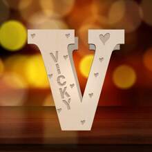 1pc. Customized Name, Customized Children's Letter Night Light, 11-Inch Creative Light-Emitting A-Z Letter Light, Large Letter Mark Letter Sign LED Mark Digital Light Sign, Suitable For Home Night Lights, Bars, Christmas Lights, Birthday Lights