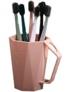 Vaso sencillo de lavado para el hogar, vaso para cepillarse los dientes en pareja, vaso universal creativo para enjuague bucal, vaso de plástico - Multicolor - Ver 8