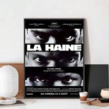 1 件 La Haine 电影海报无框海报俱乐部酒吧纸质复古海报墙面艺术画卧室书房贴纸无框 1 件无框歌手角色海报音乐海报帆布画墙面艺术画房间家居装饰帆布画 - 彩色 - 查看 6