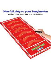 1 pezzo Gioco di punteggio a pergamena - Gioco per attività di festa, ideale come regalo per proposta di matrimonio, festa in auto, realizzato in poliestere