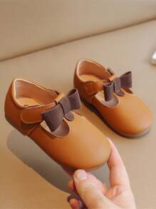 Simple Casual Children Shoes, Round Toe Slip-On Flat Shoes, Spring & Autumn New Arrival