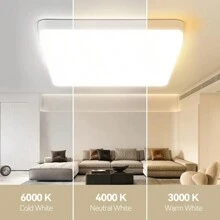 CANMEIJIA Đèn trần LED vuông hiện đại gắn trần 110V 220V Đèn LED Đèn trong nhà cho phòng khách Đèn phòng ngủ tối giản hiện đại - Đèn trần vuông - Xem 5