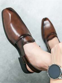 Men's Fashion Pointed Toe Buckle Breathable Sandals, Summer