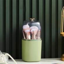 1 szt. Przezroczyste pudełko na kosmetyki z okienkiem, pojemnik do przechowywania kosmetyków do makijażu, szminka, pojemnik do pielęgnacji skóry, wielowarstwowy, pyłoszczelny organizer do makijażu - Wielokolorowe - Zobacz 15