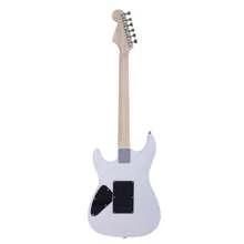 Guitarra eléctrica de tamaño completo de 39 pulgadas, estilo relámpago, para principiantes, con bolsa
