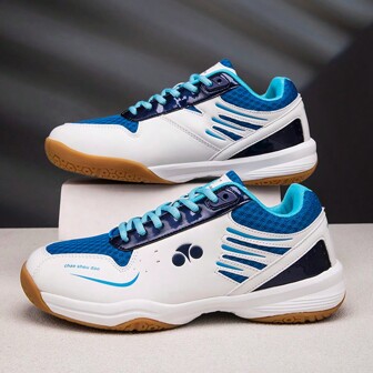 Fashionable "Monster Island" Brand Badminton Shoes, Lightweight, Breathable, Non-Slip, Wear-Resistant, Ultra-Light, Running, Outdoor Sports Shoes For Men & Women, Student Professional Match Training Sneakers, Couple Style