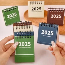 2025 Minimalist Mini Wall Calendar, Creative Pocket Portable Small Desk Calendar, Back To School Season, Best Gift - Multicolor - View 2