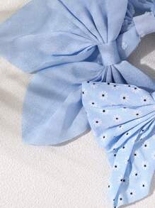 4 pièces Pinces à cheveux mode pour femmes/filles, imprimé vache noir et blanc, rayé, marguerite, pois et nœud, convient pour le port quotidien, cadeau idéal pour les meilleures amies, célébration du Ramadan