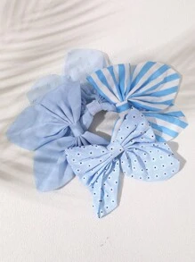 4 pièces Pinces à cheveux mode pour femmes/filles, imprimé vache noir et blanc, rayé, marguerite, pois et nœud, convient pour le port quotidien, cadeau idéal pour les meilleures amies, célébration du Ramadan