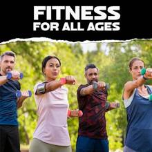 Yes4All Juego de Mancuernas de Mano Recubiertas de Neopreno de 2 Piezas Múltiples Opciones de Peso 15 Colores Antideslizantes Hexagonales - 10 libras - Ver 3