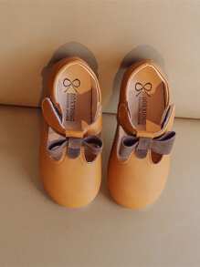 Simple Casual Children Shoes, Round Toe Slip-On Flat Shoes, Spring & Autumn New Arrival