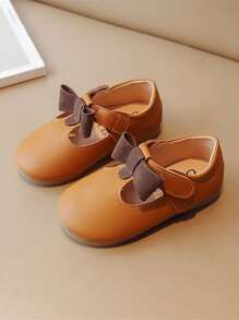 Simple Casual Children Shoes, Round Toe Slip-On Flat Shoes, Spring & Autumn New Arrival