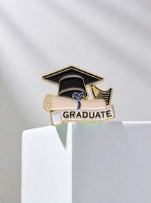 1 件毕业季纪念胸针，创意学生学位帽合金徽章，多功能服装和帽子配饰，适合送给同学、朋友、恋人 - 畢業季 - 查看 8
