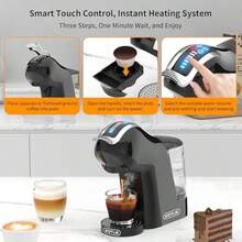 19 Bar Multicapsule Espresso Coffee Hine For   MIO Capsules Ground ESE Coffee Pods EM-308A - Black-UK1 - View 6