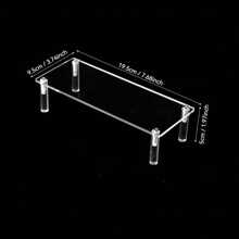 1pc Acrylic Display Stand, 2-5 Tiers Ladder Style Display Shelf, Home Decor Organizer Display Stand For Jewelry, Cosmetics, Fragrance