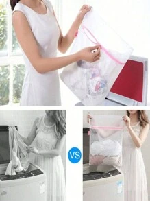 1/3/4 pièces Sacs à linge à fermeture éclair en maille, sacs de lavage en nid d'abeille, convenant pour les vêtements, les chemises, les soutiens-gorge, les chaussettes, les collants, les sous-vêtements, sac de rangement de voyage, printemps, minimaliste, hauts d'été
