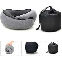 Travel Pillow, Neck Pillow, Neck Pillow For Traveling, 360° Travel Neck Pillows For Airplanes, Memory Foam Airplane Pillow, Soft Airplane Neck Pillow Stowable Travel Pillows For Airplanes