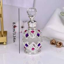 1 lọ nước hoa thủy tinh cổ điển, 15ml, chất liệu kim loại, không chứa formaldehyde, quà tặng lý tưởng cho phụ nữ và trẻ em gái, chai rỗng có thể dùng đựng nước hoa cá nhân - Nhiều màu - Xem 2