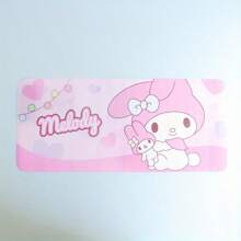 Sanrio 1pc Sanrio Cartoon Kuromi Mouse Pad, Large Computer Desk Pad, Office Book Desktop Keyboard Pad, Girl Heart Mouse Pad