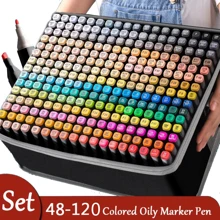 48 Colors, 60 Colors, 120 Colors Marker Pens, Brush Pen Tools