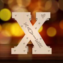 1pc. Customized Name, Customized Children's Letter Night Light, 11-Inch Creative Light-Emitting A-Z Letter Light, Large Letter Mark Letter Sign LED Mark Digital Light Sign, Suitable For Home Night Lights, Bars, Christmas Lights, Birthday Lights