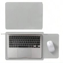 1Pc Witam Napa Advanced Texture Leather Laptop Sleeve Compatible With MacBook Pro/ Air/IPad/Surface/Laptop Case+1Pc Digital Storage Bag