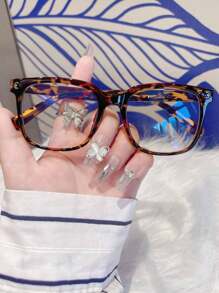 4 sztuki/zestaw Modne okulary do codziennego noszenia w dużych oprawkach, Casual Beach Resort