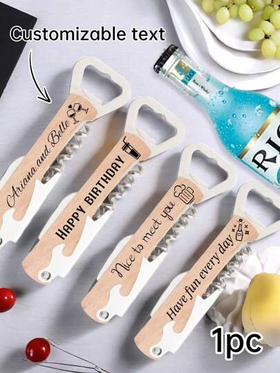 1 Abridor de botellas personalizado, abrebotellas para padrinos de boda, abrebotellas versátil personalizado, abrebotellas de boda, regalos para despedida de soltero, abrebotellas grabado, recuerdos de boda para invitados, abrebotellas de vino, regalos de agradecimiento, recuerdos de fiesta de cumpleaños Abrebotellas personalizado, abrebotellas de cerveza grabado, abrebotellas con logo, regalo para novio, regalo para él, regalo de cumpleaños, regalo para padrinos de boda 1 pieza Abrebotellas/llavero personalizado con nombre/texto personalizado Llavero personalizado con foto Llavero con texto personalizado Llavero de cuero grabado, grabado, impermeable Exquisito, moderno, contratado Personalizado, único Regalos ideales para él, ella, novio, novia, papá, mamá, familia, amigos para aniversarios, para el Día de San Valentín, para el Día de la Madre, para cumpleaños, para el Día del Niño, para el Día del Padre, para graduación, para bodas, para inauguración del hogar Comedor, sala de estar,