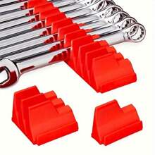 10pcs-Wrench Pro Premium Organizer - Upright Magnetic Storage For Hexagonal Heads - Modular Toolbox Holder - Multicolor - View 9